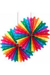 Hilal KF072 Gökkuşağı Yelpaze Kağıt Süs 50cm 2 liHilal KF072 Gökkuşağı Yelpaze Kağıt Süs 50cm *2 - Kirtasiyem.netParti Malzemeleri