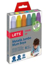 Lets Mum Boya Metalik Jumbo 6 RenkLets Mum Boya Metalik Jumbo 6 Renk - Kırtasiyem.netMum Boyalar