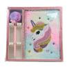 Lilamor Peluş Kalemli Defter Set Simli Unıcorn 13,5X13,5 LLM-SETDKL-006Hatıra Defterleri