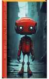 Lilamor Robot Defter 9X16 48 Syf.(5 Ass.)Slime