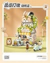 Loz Küçük Ayı Kafe Çiçekçi Panda Çay Evi 1077 Parça Block OyuncakLegolar