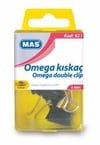 Mas Kıskaç Omega Çelik 19 Mm 5 Li Siyah 921 Mas Kıskaç Omega Çelik 19 Mm 5 Li Siyah 921  - Kirtasiyem.netAtaşlar Ve Kıskaçlar