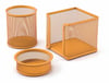 Mas Perfore Üçlü Set (Kalemlik, Ataşlık, Küp Blok) ( Oranj )Mas Perfore Üçlü Set (Kalemlik, Ataşlık, Küp Blok) ( Oranj ) - Kirtasiyem.netMasaüstü Setleri