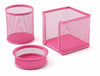 Mas Perfore Üçlü Set (Kalemlik, Ataşlık, Küp Blok) ( Pembe) 505Mas Perfore Üçlü Set (Kalemlik, Ataşlık, Küp Blok) ( Pembe) 505 - Kirtasiyem.netMasaüstü Setleri