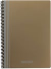 Meteksan A4 Ivory Metalik Spr.PP Kapak 80-4 Kareli_32Meteksan 80-4 A4 Ivory Metalik PP Spr Defter *30 - Kirtasiyem.netSpiralli Plastik Kapak Defterler