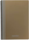 Meteksan A4 Ivory Metalik Spr.PP Kapak 80-1 Çizgili Karışık _24Meteksan 80-1 A4 Ivory Metalik PP Spr Defter *36 - Kirtasiyem.netSpiralli Plastik Kapak Defterler