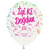 Nedi Balon Çç Florasan İyi Ki Doğdun BeyazNedi Balon Çç Florasan İyi Ki Doğdun Beyaz - Kirtasiyem.netBalon