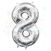 Nedi Balon Folyo 40 Rakam Gümüş 8Nedi Balon Folyo 40 Rakam Gümüş 8 - Kirtasiyem.netBalon