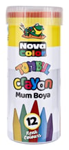Nova Color Mum Boya Tombul 12 Li Tüp Nc-2115Nova Color Mum Boya Tombul 12 Li Tüp Nc-2115 - Kırtasiyem.netMum Boyalar