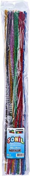 Nova Color Şönil 50 Cm Simli Nc-285Nova Color Şönil 50 Cm Simli Nc-285 - Kirtasiyem.netŞöniller