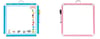 Ops Metal Yazı Tahtası 28X28 Cm (Mavi- Pembe)Ops Metal Yazı Tahtası 28X28 Cm (Mavi- Pembe) - Kirtasiyem NetYazı Tahtaları