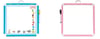 Ops Metal Yazı Tahtası 28X28 Cm (Mavi- Pembe)Ops Metal Yazı Tahtası 28X28 Cm (Mavi- Pembe) - Kirtasiyem NetYazı Tahtaları