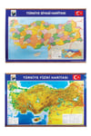 Panda Türkiye Siyasi + Fiziki Çıtalı Harita 70X100 Pan 403Panda Türkiye Siyasi + Fiziki Çıtalı Harita 70X100 Pan 403 - Kirtasiyem NetHaritalar