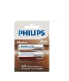 Philips Lr03A12S/10 Alkaline Aaa İnce Pil Philips Lr03A12S/10 Alkaline Aaa 12 Li İnce Pil (6X2 Strip) - Kirtasiyem NetPil