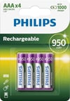 Philips R03B4A95/10 Şarj Edilebilir Aaa 950 Mah X4 İnce PilPhilips R03B4A95/10 Şarj Edilebilir Aaa 950 Mah X4 İnce Pil - Kirtasiyem.netPil