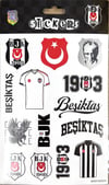 Piolent BJKST26004 Beşiktaş Bayrak Atatürk Sticker SheetStickerlar
