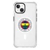 Piolent FBCASE24001-iPhone15 Fenerbahçe Magsafe Logo Şeffaf Telefon KılıfıTelefon