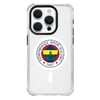 Piolent FBCASE24001-iPhone15Pro Fenerbahçe Magsafe Logo Şeffaf Telefon KılıfıTelefon
