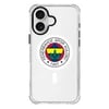 Piolent FBCASE24001-iPhone16 Fenerbahçe Magsafe Logo Şeffaf Telefon KılıfıTelefon