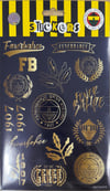 Piolent FBST26002 Fenerbahçe Lacivert Gold Sticker SheetStickerlar