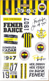 Piolent FBST26003 Yaşa Fenerbahçe Sticker SheetStickerlar