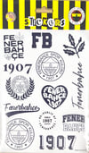 Piolent FBST26008 Fenerbahçe Gri Lacivert Sticker SheetStickerlar