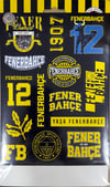 Piolent FBST26009 Fenerbahçe Lacivert Sticker SheetStickerlar