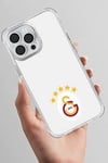 Piolent GSCASE25037-iPhone14Pro Galatasaray 5 Yıldız Arma Telefon KılıfıTelefon