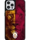 Piolent GSCASE25040-iPhone14ProMax Galatasaray 5 Yıldız Parçalı Aslan Telefon KılıfıTelefon