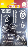Piolent GSST26005 Siyah Asil Galatasaray Sticker SheetStickerlar