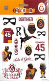 Piolent GSST26010 Victor Osimhen Sticker SheetStickerlar