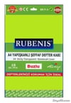 Rubenis Kitap Kabı A4 Yapışkanlı Buzlu Şeffaf Yeşil*10Rubenis Kitap Kabı A4 Yapışkanlı Buzlu Şeffaf Yeşil*10 - Kirtasiyem.netKitap Kapları