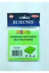 Rubenis Yapışkanlı Not Kağıdı 76X76 - Fosforlu Yeşil  RPS-103Rubenis Yapışkanlı Not Kağıdı 76X76 - Fosforlu Yeşil  RPS-103 - Kirtasiyem.netYapışkanlı Not Kağıtları
