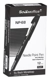 Scrikss Np-68 İğne Uçlu Tükenmez Kalem Siyah 0.5 Mm 12 Lik AmbalajScrikss Np-68 İğne Uçlu Tükenmez Kalem Siyah 0.5 Mm *12 - Kirtasiyem.netTükenmez Kalemler