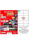 Tanex Bilgisayar Etiketi 105X46 Tw-2512Tanex Bilgisayar Etiketi 105X46 Tw-2512 - Kirtasiyem.netBilgisayar Etiketleri