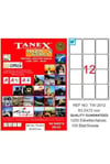 Tanex Bilgisayar Etiketi 63,5X72 Tw-2012Tanex Bilgisayar Etiketi 63,5X72 Tw-2012 - Kirtasiyem.netBilgisayar Etiketleri
