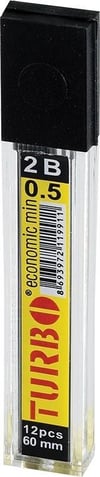Turbo Min Ekonomik 2B  0,5/60 MmTurbo Min Ekonomik 2B  0,5/60 Mm - Kirtasiyem.netKalem Uçları ( Min )