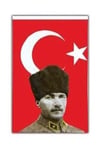 Vatan Bayrak Polyester Atatürklü 50X75 VT208Vatan Bayrak Polyester Atatürklü 50X75 - Kirtasiyem NetBayraklar