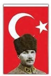 Vatan Bayrak Polyester Atatürklü 70X105 VT210Vatan Bayrak Polyester Atatürklü 70X105 - Kirtasiyem NetBayraklar