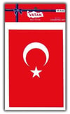 Vatan Sticker Bayraklı 12X17 10 LuVatan Sticker Bayraklı 12X17 10 Lu - Kirtasiyem NetStickerlar
