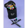 Vg M24W Çift Uçlu Art Marker Çantalı  24'LüSentetik Fırça
