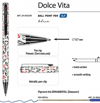 VJ Dolce Vita  Tükenmez kalem -Mavi- 0.7 mm. Kutulu-Metal gövde (kırmızı siyah kalpler)VJ Dolce Vita  Tükenmez kalem -Mavi- 0.7 mm. Kutulu-Metal gövde (kırmızı siyah kalpler) - Kirtasiyem.netTükenmez Kalemler