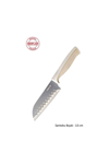Fika Microban Santoku Bıçak 13cm. BejProfesyonel BıçaklarNeoflam