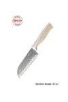 Fika Microban Santoku Bıçak 18cm. BejProfesyonel BıçaklarNeoflam