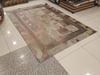 Bienna Fur El Dokuması Bakır Hamteks Bakır Bordür Doğal Deri Halı / Kilim
