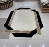 Bienna Fur Kaymaz İpek Pelüş & Deri Bordür Halı / Kilim