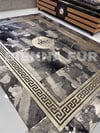 Bienna Fur Kaymaz Taban Açık Altın Hamteks Doğal Deri Halı / Kilim