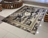 Bienna Fur Kaymaz Taban Açık Altın Hamteks Doğal Deri Halı / Kilim
