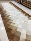 Bienna Fur Kaymaz Taban Doğal Deri Halı / Kilim