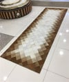 Bienna Fur Kaymaz Taban Doğal Deri Halı / Kilim